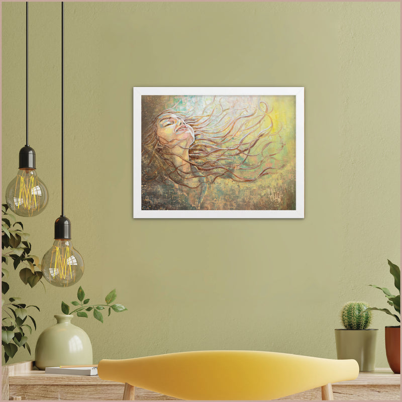 Layered Yearning - Framed Fine Art Print