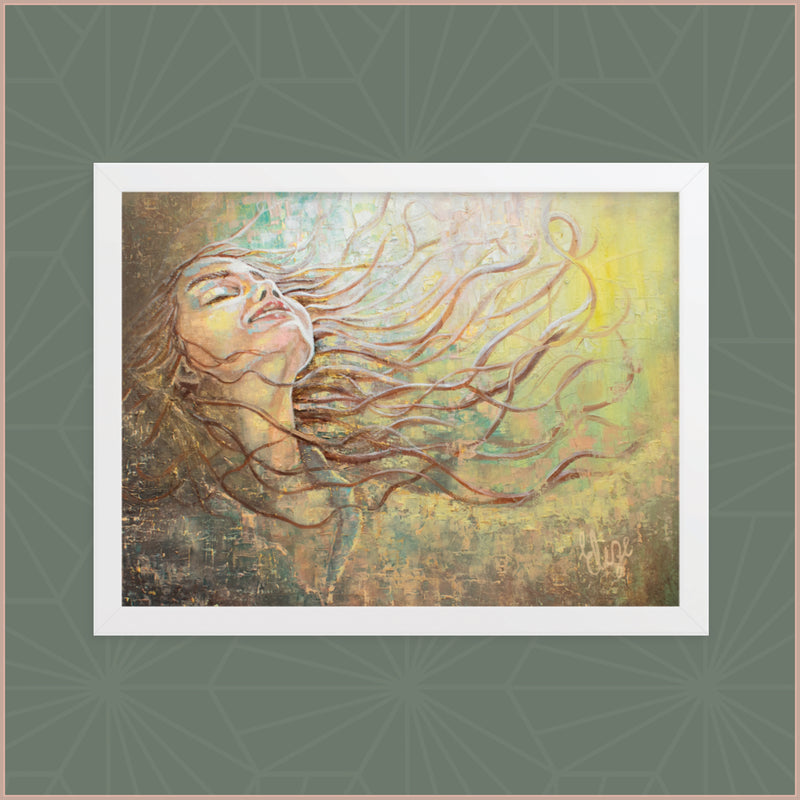 Layered Yearning - Framed Fine Art Print