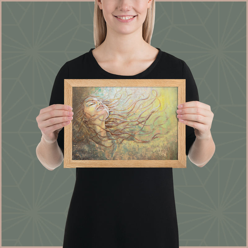 Layered Yearning - Framed Fine Art Print