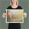 Layered Yearning - Framed Fine Art Print